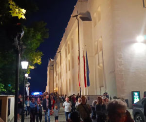 Nowa iluminacja Zamku Książąt Pomorskich w Szczecinie