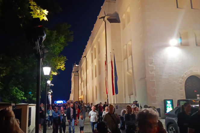 Nowa iluminacja Zamku Książąt Pomorskich w Szczecinie