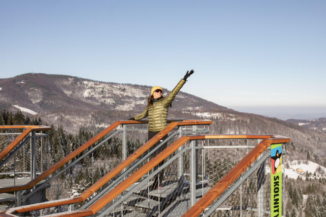 Wieża skolnity w Wiśle