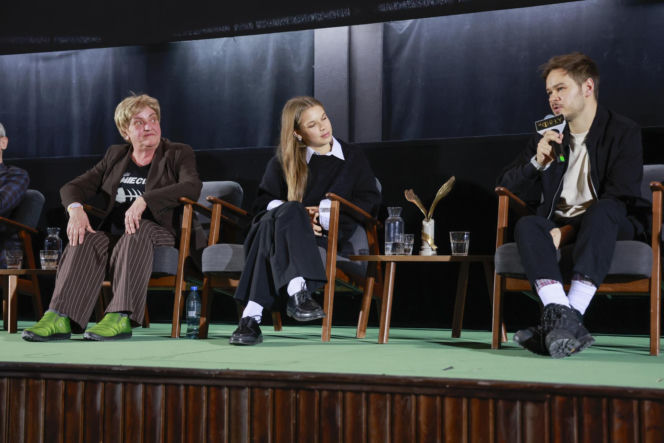 Iga Lis na pokazie filmu "Bałtyk"