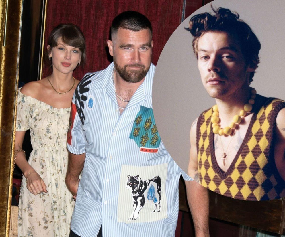 Taylor Swift i Travis Kelce. Na miniaturze Harry Styles. O szczegółach ślubu gwiazd przeczytasz na Eska.