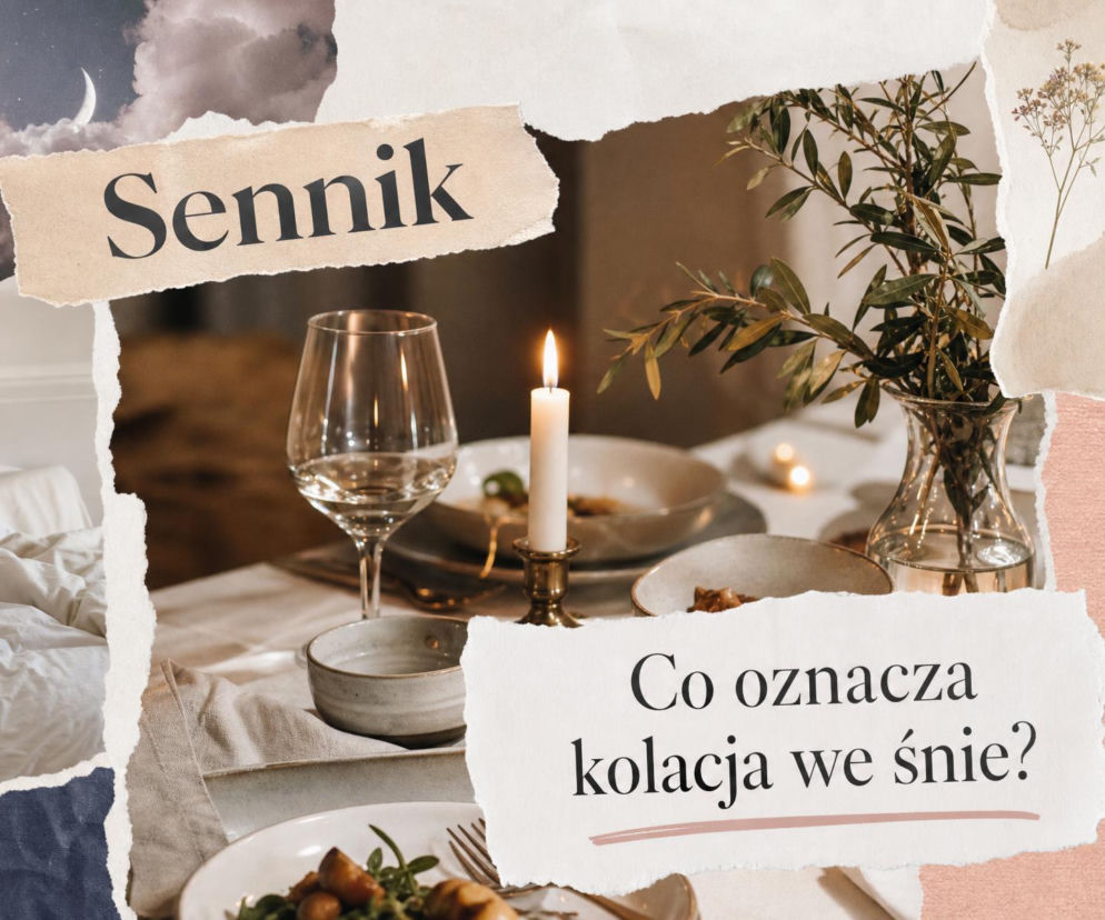 Nakryty do kolacji stół ze świecą i winem. O znaczeniu snu o kolacji przeczytasz na SE.