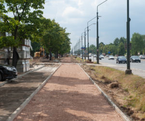 Remont chodników na ul. Puławskiej