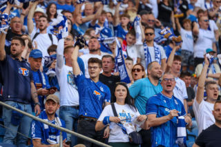 Kibice na meczu Lech Poznań - Wisła Płock