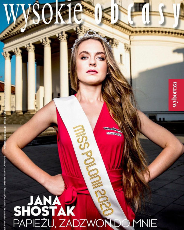 Kim jest kobieta z konferencji Biedronia przed białoruską ambasadą, Jana Shostak