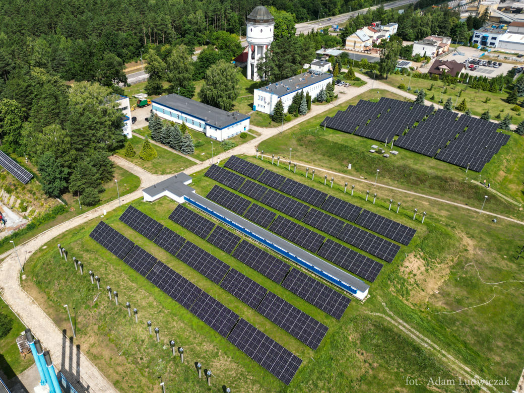 Wodociągi Białostockie wybudowały elektrownię fotowoltaiczną