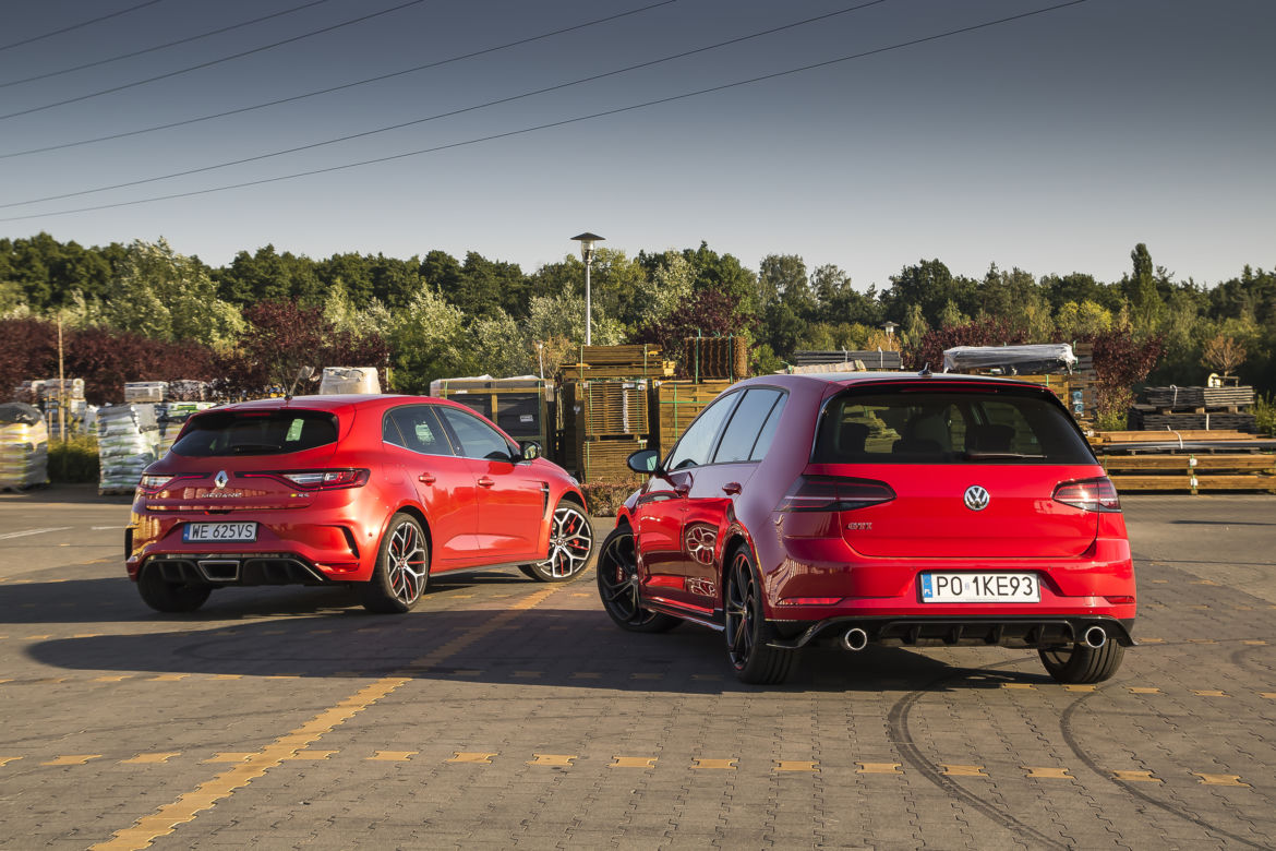 Renault Megane R.S. Trophy 1.8 TCe 300 KM EDC vs. Volkswagen Golf GTI TCR 2.0 TSI 290 KM DSG7