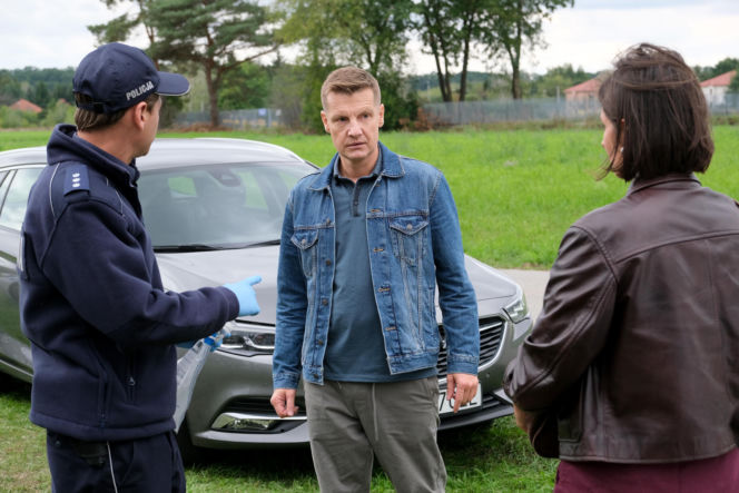M jak miłość odc. 1906. Agnes (Amanda Mincewicz), Paweł (Rafał Mroczek)