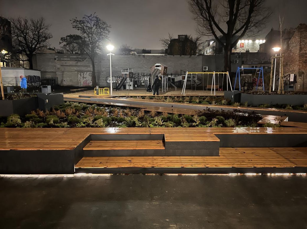 Centrum Lokalne Kamionek w Warszawie w miejscu dawnego bazaru Rogatka