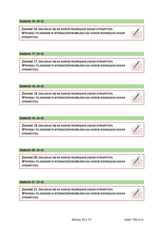 Próbny egzamin ósmoklasisty 2024 - MATEMATYKA