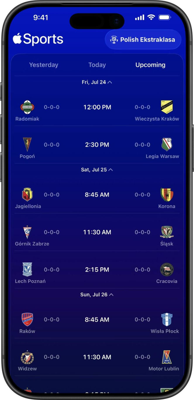Apple sports