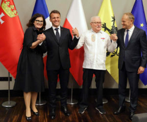 Macron i Wałęsa w Gdańsku. Te zdjęcia mówią więcej niż tysiąc słów