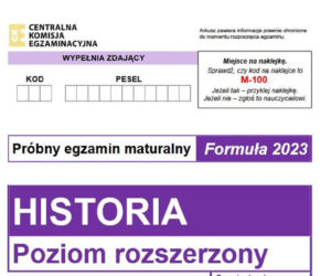 Próbna matura historia 2026. Arkusze i odpowiedzi CKE