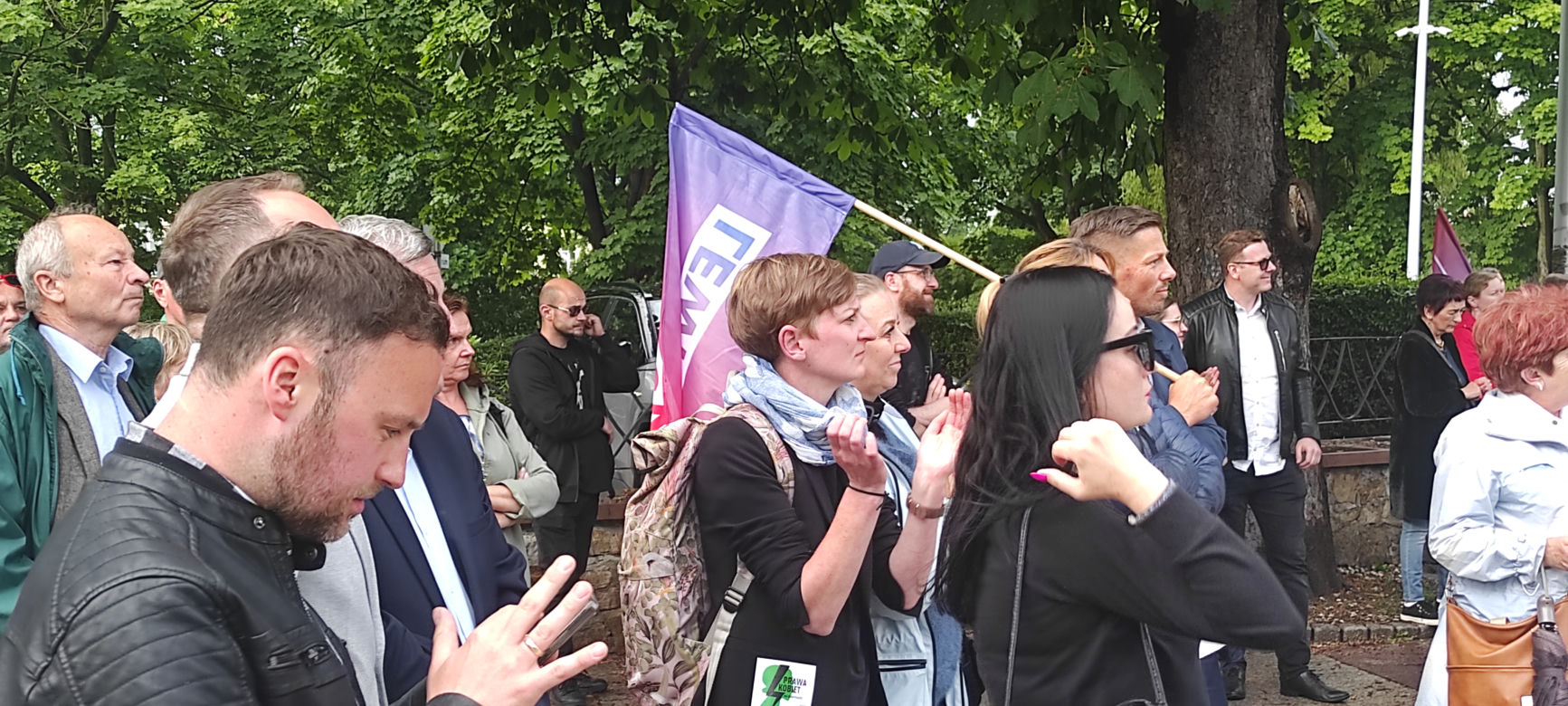 Protest kobiet "Ani jednej więcej!" w Kielcach (14 czerwca 2023)