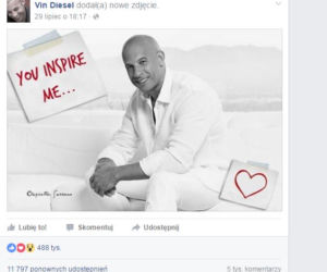 Vin Diesel na Facebooku