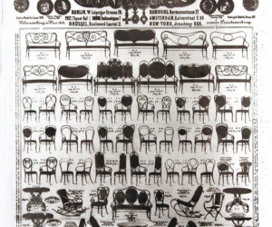 Katalog krzeseł Braci Thonet z 1873 roku
