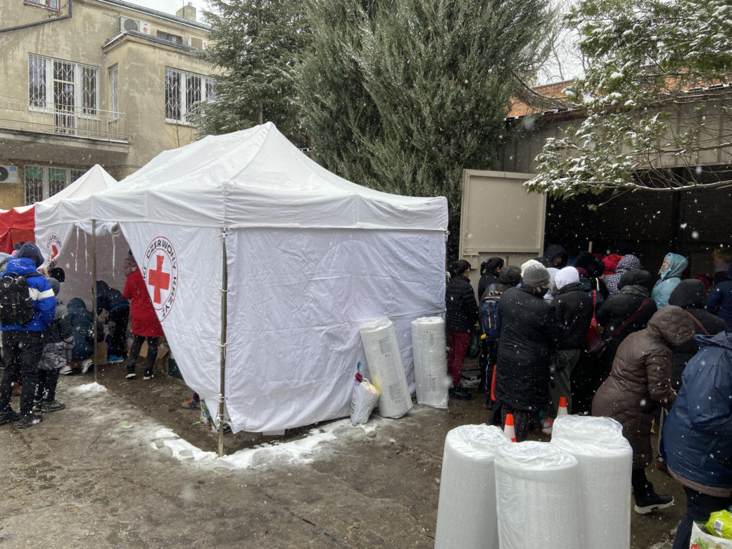 PCK w Łodzi pomaga uchodźcom z Ukrainy