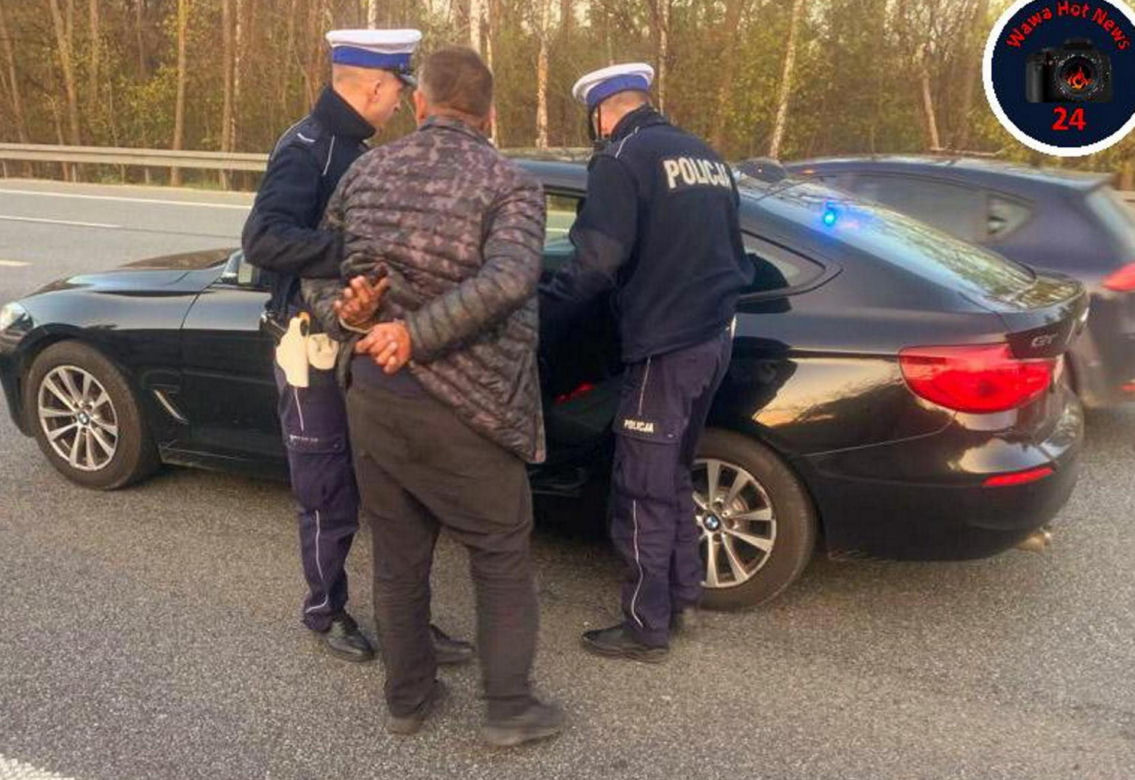 Horror na S8. Obywatelskie zatrzymanie pijanego kierowcy. Wydmuchał prawie 3 promile
