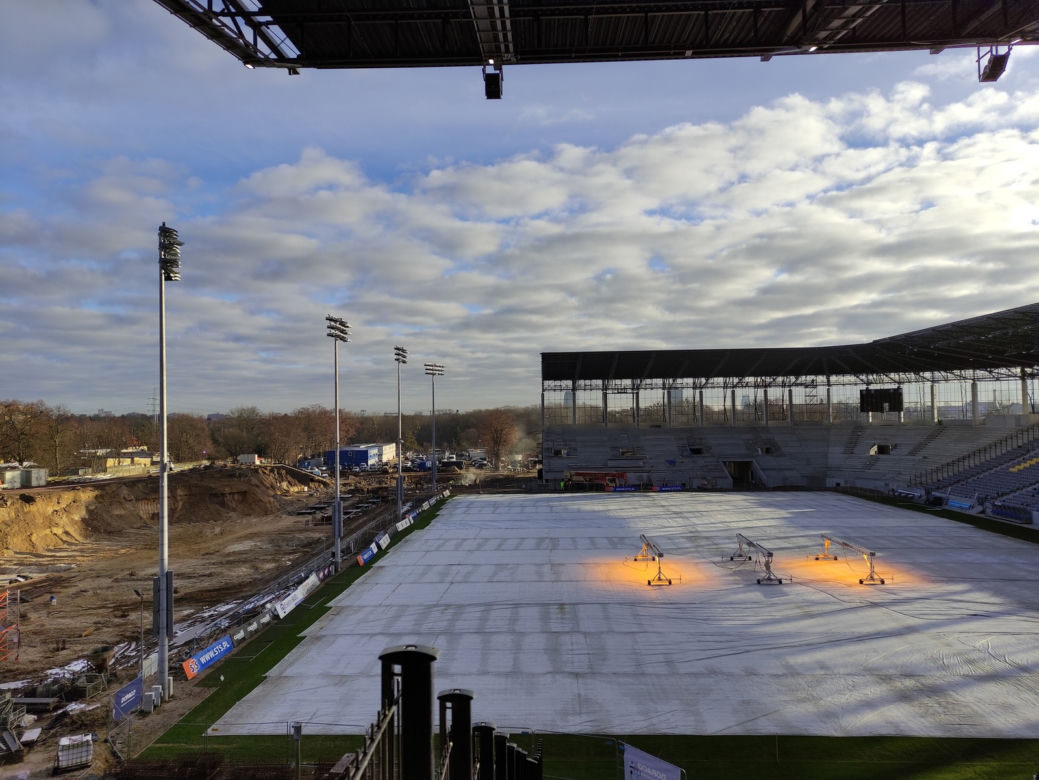 Stadion Pogoni Szczecin czeka na przyjęcie kibiców