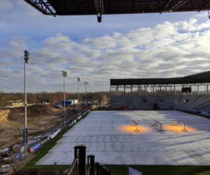 Stadion Pogoni Szczecin czeka na przyjęcie kibiców
