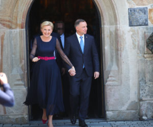 Uśmiechnięta Agata Duda