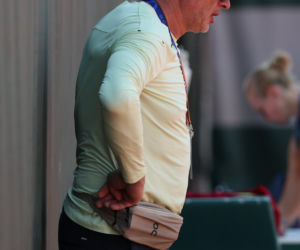 Iga Świątek na ostatnim treningu przez III rundą Roland Garros