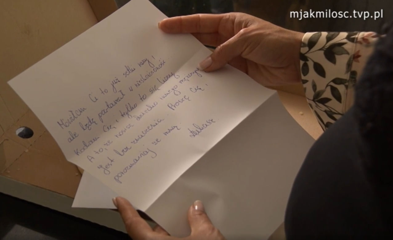 M jak miłość. Patrycja (Alżbeta Lenska) 