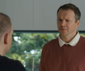 Barwy szczęścia odc. 3391. Bruno (Lesław Żurek), Łukasz (Michał Rolnicki)