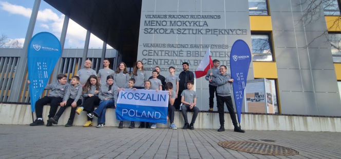 Koszalińska Orkiestra Akordeonowa Akord podczas festiwalu w Wilnie