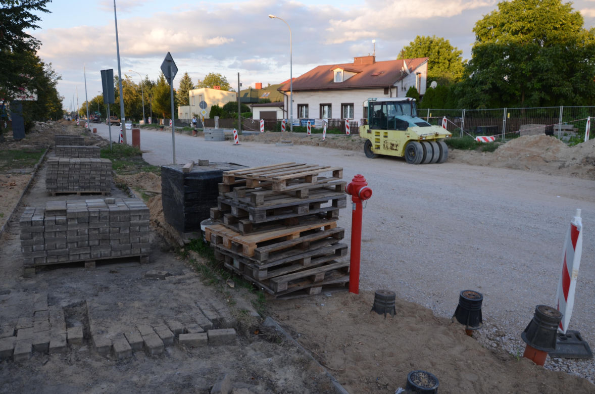 Pod koniec września ma zostać przywrócona przejezdność na remontowanym odcinku ulicy Partyzantów w Siedlcach