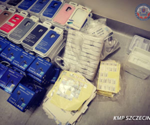 Policjanci ze Szczecina zabezpieczyli podróbki warte 300 tysięcy złotych