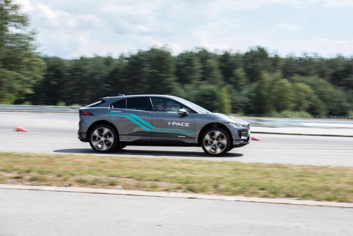 Jaguar I-Pace na Autodromie Jastrząb