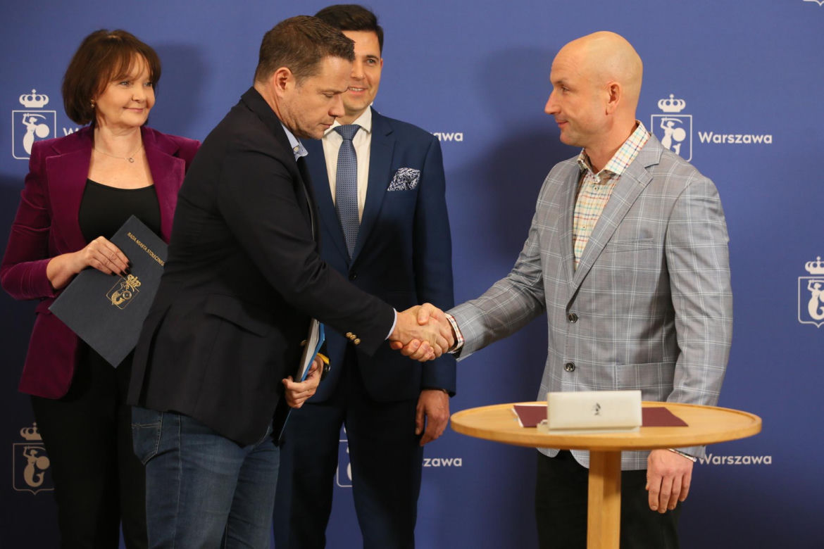 Będzie park nad Południową Obwodnicą Warszawy. Rafał Trzaskowski podpisał umowę na budowę 