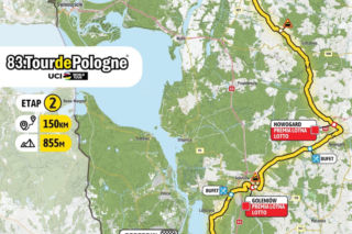 Tour de Pologne 2026 - 2. etap MAPA. Trasa drugiego etapu Międzyzdroje - Szczecin 4.08.2026