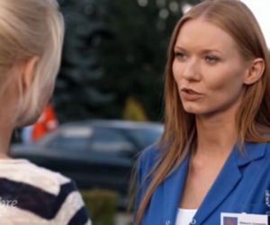 Na dobre i na złe odc. 543. Agata Woźnicka (Emilia Komarnicka), Wiktoria Consalida (Katarzyna Dąbrowska)