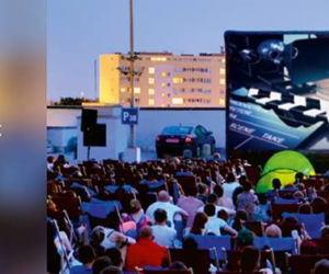 Kino pod chmurką na dachu Galerii Kaskada