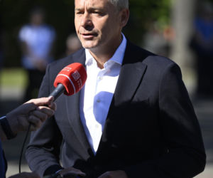 Politycy i dziennikarze na pogrzebie Andrzeja Morozowskiego