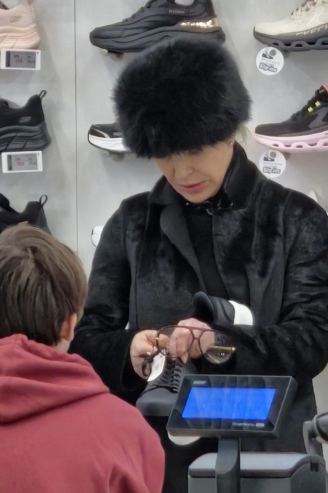 Joanna Racewicz na zakupach