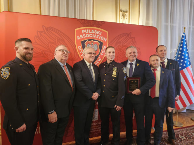 Wieczór NYPD Pulaski Association w Konsulacie Generalnym RP w Nowym Jorku
