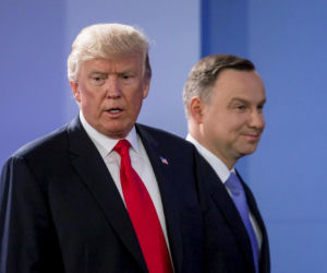 Andrzej Duda i prezydent USA Donald Trump