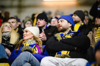 Arka Gdynia - Lechia Gdańsk: Zdjęcia kibiców z derbów Trójmiasta w ramach 23. kolejki PKO BP Ekstraklasy