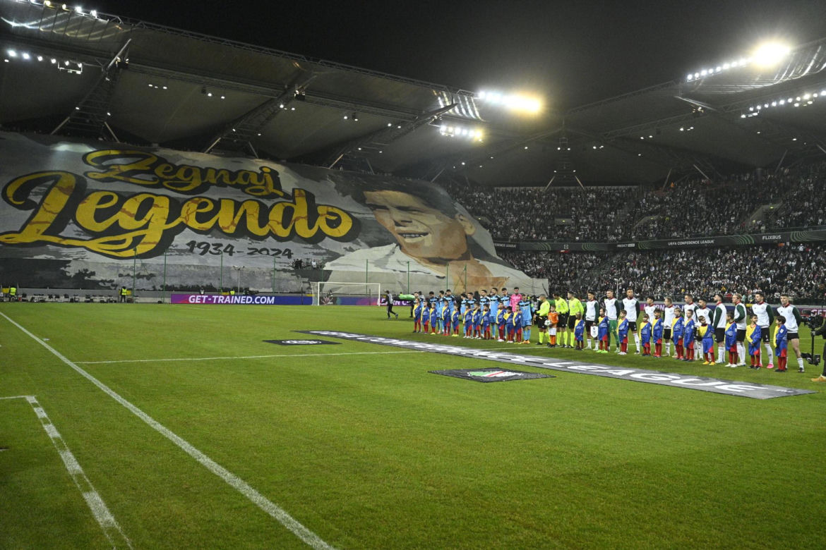 Legia - Lugano pożegnanie Brychczego
