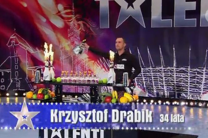 Krzysztof Drabik, barman
