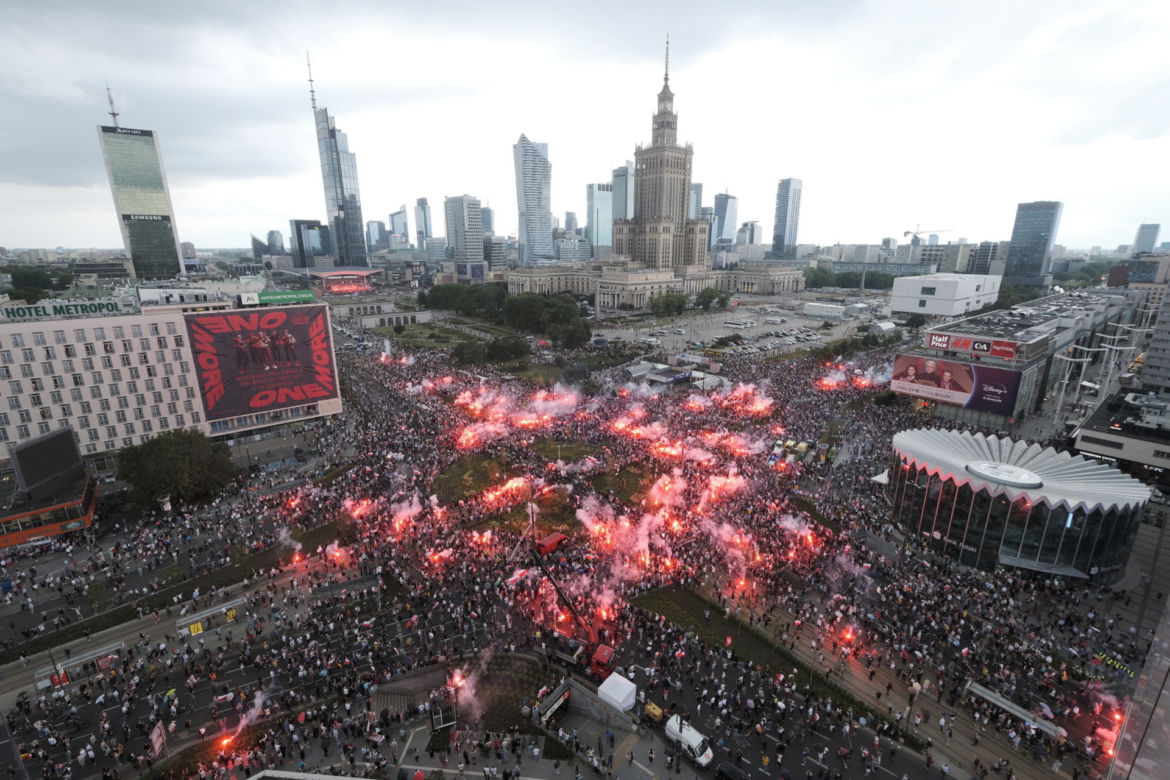 Warszawa 79. rocznica Powstania Warszawskiego Godzina W