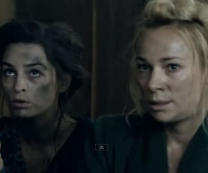 Czas honoru Powstanie odc. 8. Emilia (Sonia Bohosiewicz), Lena (Agnieszka Więdłocha)
