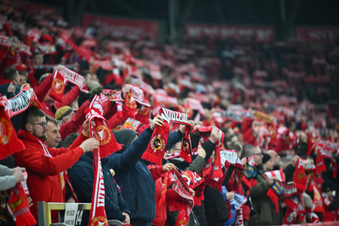 Widzew Łódź - Lech Poznań: Zdjęcia kibiców i zawodników z meczu 24. kolejki PKO BP Ekstraklasy