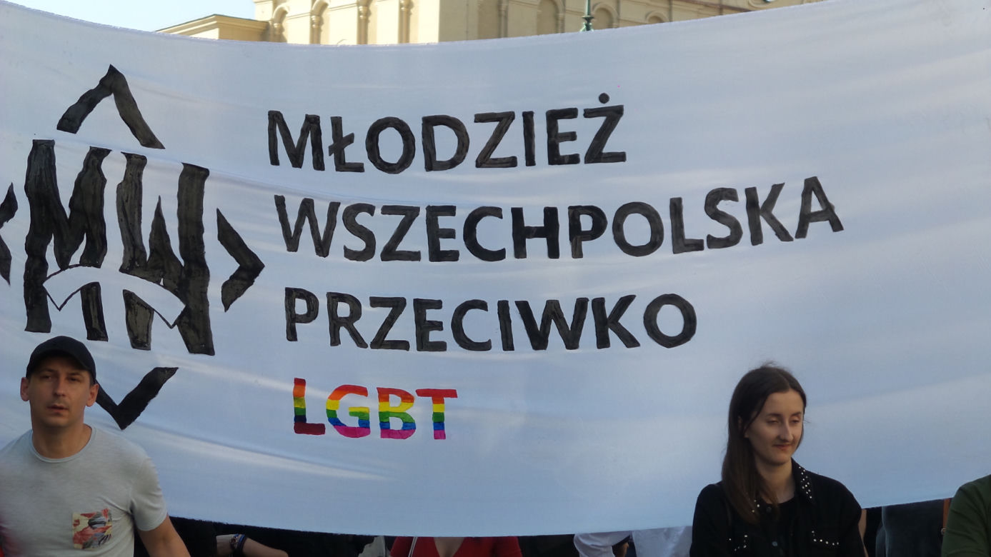 "Zboczeńcy, wypier**lać".Manifestowali przeciwko Marszowi Równości 18.05.2019 w Krakowie