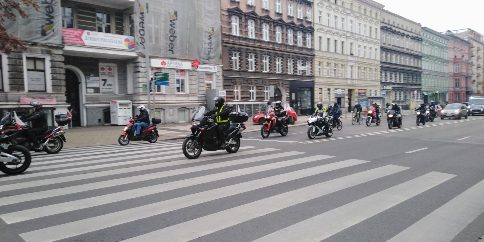 Rajd Niepodległości w Szczecinie