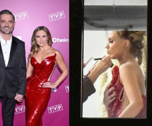 Paparazzi przyłapali Kaczorowską w wałkach na głowie. Chwilę później wyglądała jak bogini