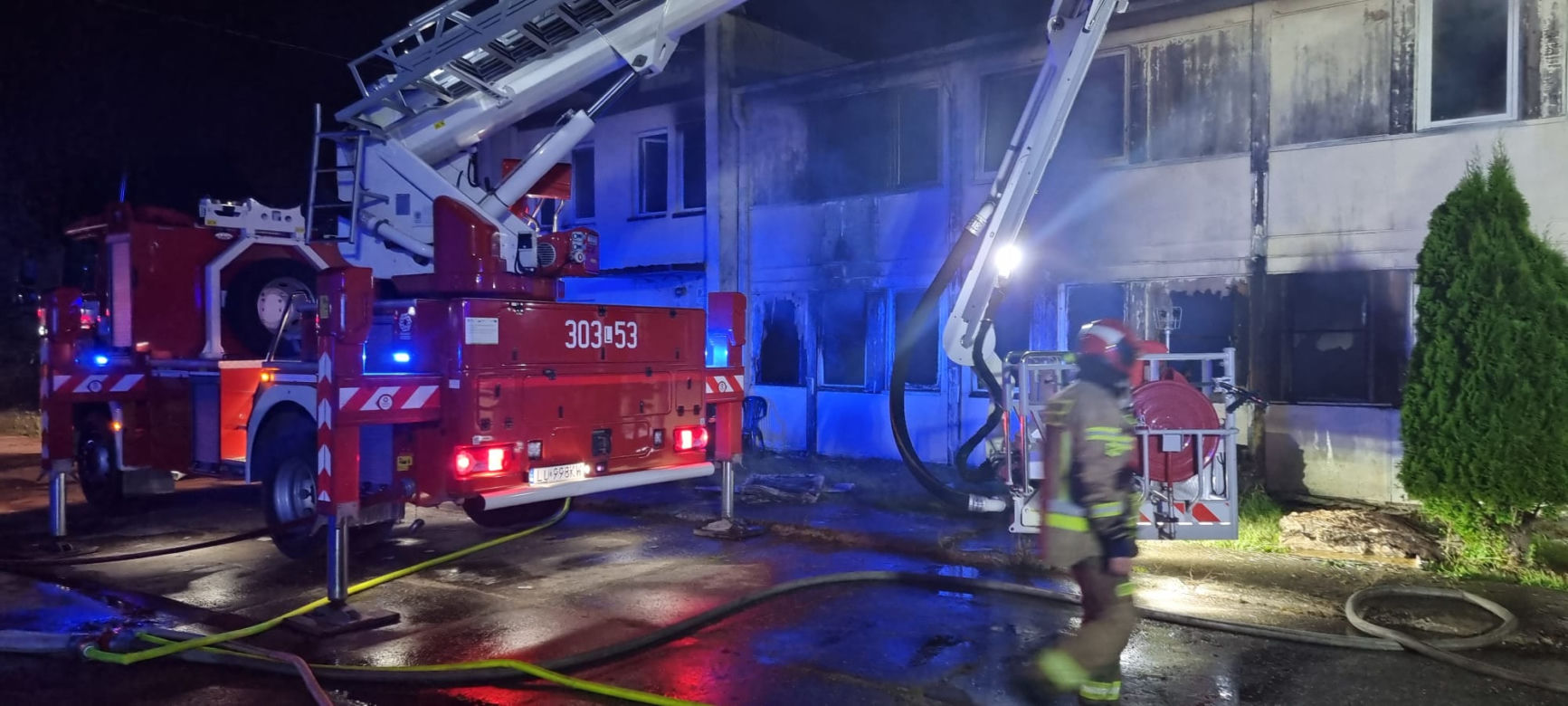 Wielki pożar na Felinie. Straty to przynajmniej pół miliona złotych